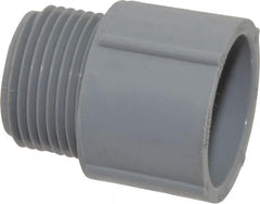 Thomas & Betts - 3/4" Trade, PVC Threaded Rigid Conduit Male Adapter - Insulated - Americas Industrial Supply