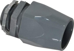 Thomas & Betts - 1" Trade, Thermoplastic Threaded Straight Liquidtight Conduit Connector - Insulated - Americas Industrial Supply