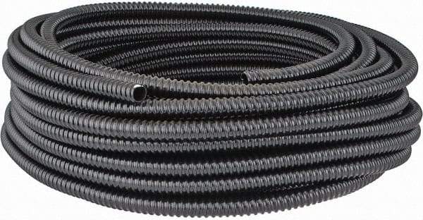 Thomas & Betts - 1/2" Trade Size, 100' Long, Flexible Liquidtight Conduit - PVC, 0.627" ID, Black - Americas Industrial Supply