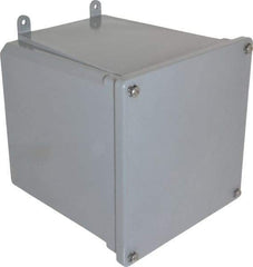 Thomas & Betts - Thermoplastic Junction Box Enclosure Screw Flat Cover - NEMA 4, 4X, 6" Wide x 6" High x 6" Deep, Corrosion Resistant - Americas Industrial Supply