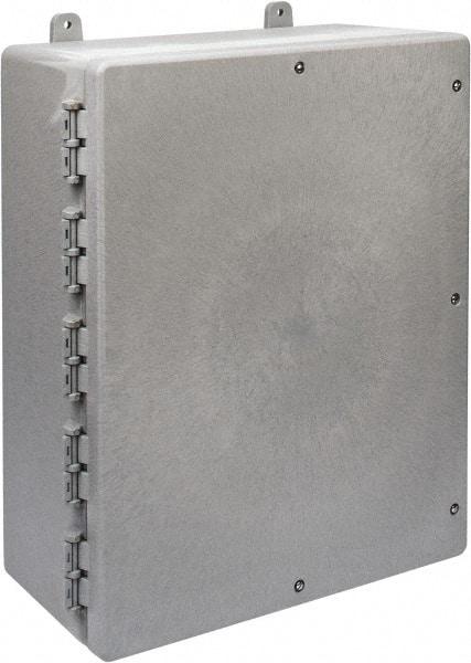 Thomas & Betts - Thermoplastic Standard Enclosure Hinge Flat Cover - NEMA 1, 2, 3, 4, 12, 3S, 3SX, 3X, 4X, 16-1/2" Wide x 20" High x 7-1/2" Deep - Americas Industrial Supply