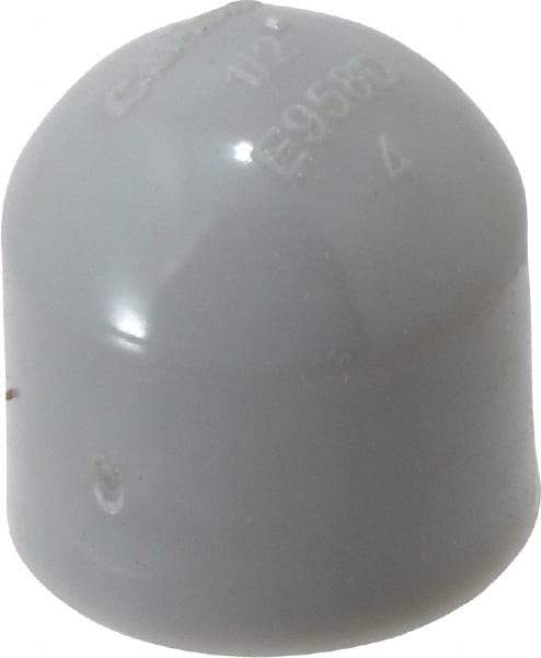 Thomas & Betts - 1/2" Trade, PVC Glued Rigid Conduit End Cap - Insulated - Americas Industrial Supply