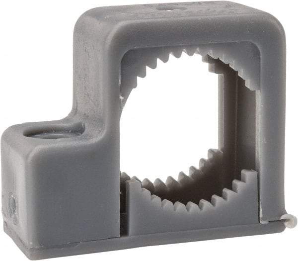 Thomas & Betts - 3/4" Pipe, PVC," Pipe or Conduit Snap Strap - 1 Mounting Hole - Americas Industrial Supply