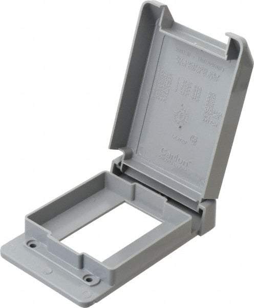 Thomas & Betts - Electrical Outlet Box Polycarbonate GFCI Receptacle Cover - Americas Industrial Supply