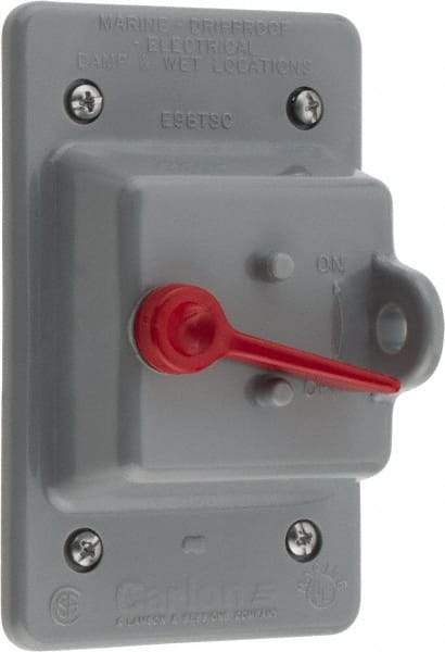 Thomas & Betts - Electrical Outlet Box Polycarbonate Toggle Switch - Americas Industrial Supply