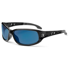 Valkyrie Blue Mirror Lens Black Safety Glasses - Americas Industrial Supply