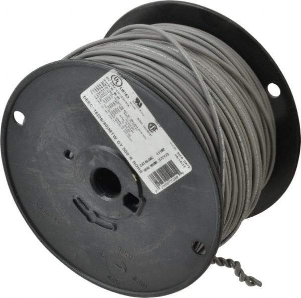 Southwire - 16 AWG, 26 Strand, Gray Machine Tool Wire - PVC, Acid, Moisture and Oil Resistant, 500 Ft. Long - Americas Industrial Supply