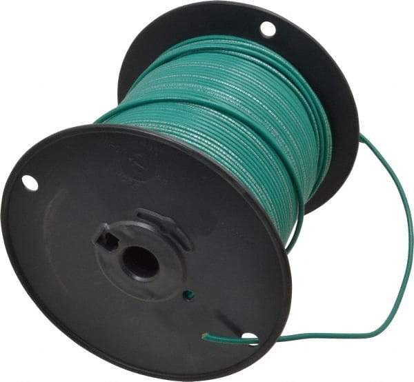 Southwire - 14 AWG, 41 Strand, Green Machine Tool Wire - PVC, Acid, Moisture and Oil Resistant, 500 Ft. Long - Americas Industrial Supply