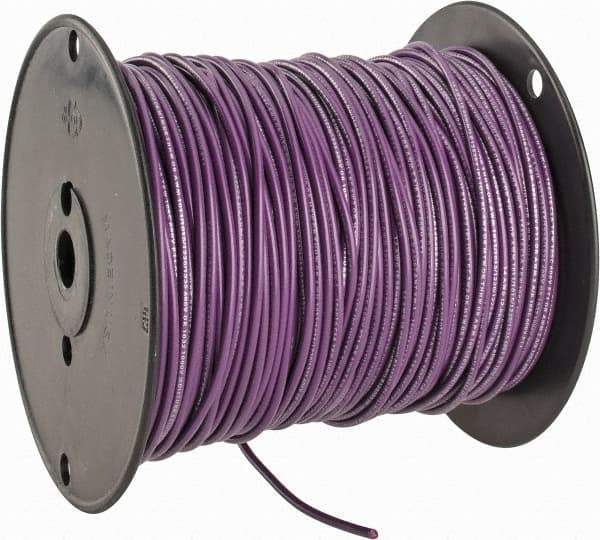 Southwire - 14 AWG, 41 Strand, Purple Machine Tool Wire - PVC, Acid, Moisture and Oil Resistant, 500 Ft. Long - Americas Industrial Supply