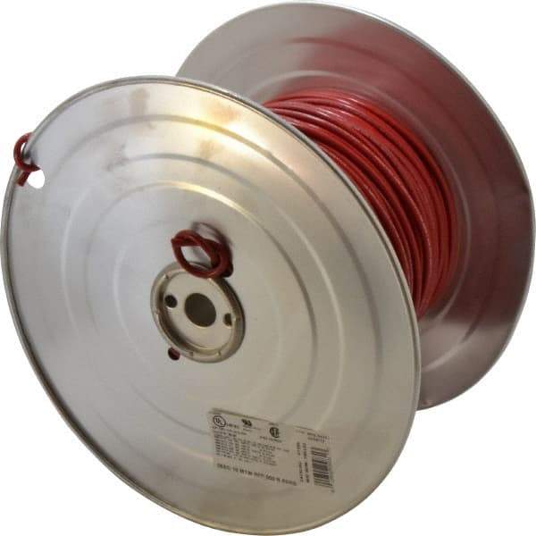 Southwire - 10 AWG, 105 Strand, Red Machine Tool Wire - PVC, Acid, Moisture and Oil Resistant, 500 Ft. Long - Americas Industrial Supply