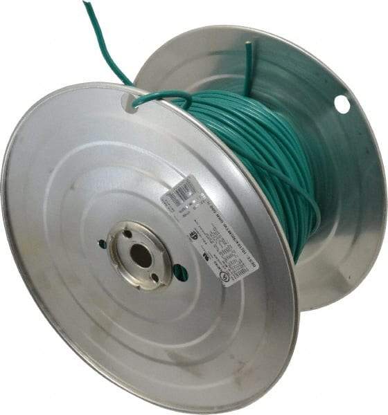 Southwire - 10 AWG, 105 Strand, Green Machine Tool Wire - PVC, Acid, Moisture and Oil Resistant, 500 Ft. Long - Americas Industrial Supply