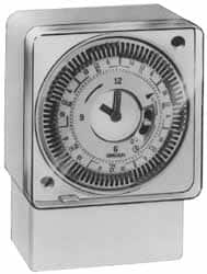 Intermatic - 7 Day Indoor Analog Electrical Timer - 24/120/240 VAC, 50/60 Hz, - Americas Industrial Supply