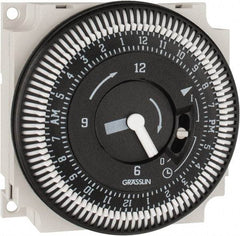Intermatic - 24 hr Indoor Analog Electromechanical Timer - 15 On/Off per min, 120 VAC, 50/60 Hz, - Americas Industrial Supply