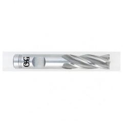 5/8 Dia. x 3-3/8 Overall Length 4-Flute Square End HSS-CO SE End Mill-Round Shank-Non-Center Cutting-TiN - Americas Industrial Supply