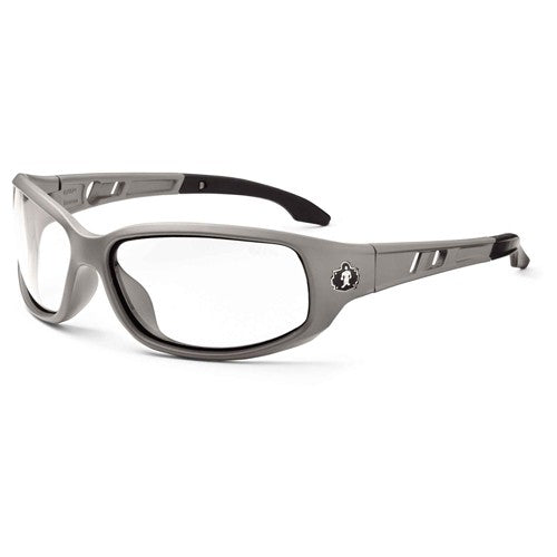 Valkyrie Clear Lens Matte Gray Safety Glasses - Americas Industrial Supply