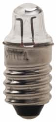 Value Collection - 0.5625 Watt, 2.25 Volt, Incandescent Miniature & Specialty TL3 Lamp - Miniature Screw Base, 0.01 to 0.999 Equivalent Range, Warm (1,000 to 3,000), Dimmable, 1" OAL - Americas Industrial Supply