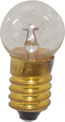 Value Collection - 2.5 Watt, 5 Volt, Incandescent Miniature & Specialty G4-1/2 Lamp - Miniature Screw Base, 2 to 4.999 Equivalent Range, Warm (1,000 to 3,000), Dimmable, 1-1/4" OAL - Americas Industrial Supply