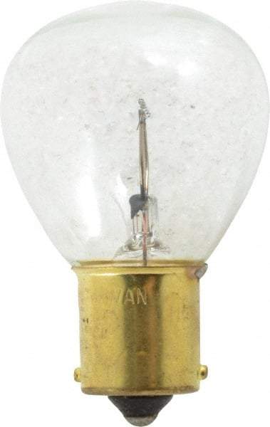 Value Collection - 24.242 Watt, 6.2 Volt, Incandescent Miniature & Specialty RP11 Lamp - Bayonet Base, 5 to 49 Equivalent Range, Warm (1,000 to 3,000), Dimmable, 2-1/4" OAL - Americas Industrial Supply