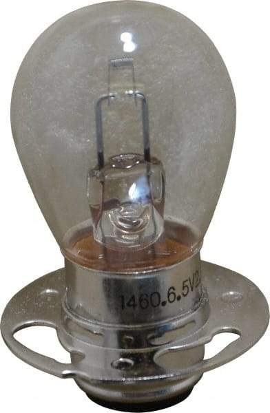 Value Collection - 18 Watt, 6.5 Volt, Incandescent Miniature & Specialty S8 Lamp - Double Contact Prefocus Base, 5 to 49 Equivalent Range, Warm (1,000 to 3,000), Dimmable, 2" OAL - Americas Industrial Supply