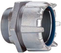 Thomas & Betts - 3" Trade, Steel Threaded Straight Liquidtight Conduit Connector - Noninsulated - Americas Industrial Supply