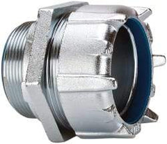 Thomas & Betts - 3" Trade, Steel Threaded Straight Liquidtight Conduit Connector - Insulated - Americas Industrial Supply