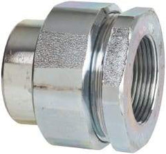 Thomas & Betts - 1-1/4" Trade, Steel Threaded Straight Rigid/Intermediate (IMC) Conduit Female Union - Noninsulated - Americas Industrial Supply