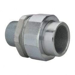 Thomas & Betts - 1-1/4" Trade, Steel Threaded Straight Rigid/Intermediate (IMC) Conduit Male Union - Noninsulated - Americas Industrial Supply