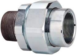 Thomas & Betts - 1-1/2" Trade, Steel Threaded Straight Rigid/Intermediate (IMC) Conduit Male Union - Noninsulated - Americas Industrial Supply