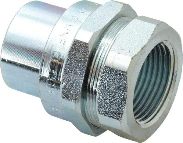 Thomas & Betts - 1" Trade, Steel Threaded Straight Rigid/Intermediate (IMC) Conduit Female Union - Noninsulated - Americas Industrial Supply