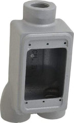 O-Z/Gedney - 1 Gang, 3/4" Knockouts, Iron Rectangle Outlet Box - Weather Resistant - Americas Industrial Supply