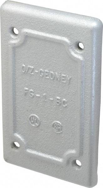 O-Z/Gedney - Electrical Outlet Box Iron Device Box - Americas Industrial Supply