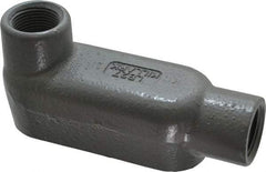 Hubbell Killark - Form 7, LB Body, 3/4" Trade, IMC, Rigid Iron Conduit Body - Oval, 5-3/8" OAL, 7 cc Capacity, Gray, Hazardous & Wet Locations - Americas Industrial Supply