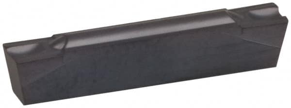 Kennametal - 250G GMP Grade KC5010, 2.5mm Cutting Width Carbide Grooving Insert - 2mm Max Depth of Cut, Neutral, 0.2mm Corner Radius, TiAlN Finish - Americas Industrial Supply
