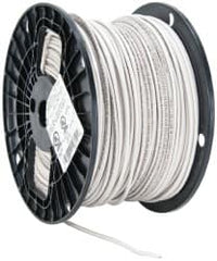 Southwire - THHN/THWN, 14 AWG, 15 Amp, 500' Long, Stranded Core, 19 Strand Building Wire - White, Thermoplastic Insulation - Americas Industrial Supply