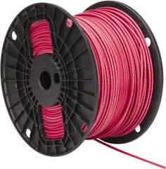 Southwire - THHN/THWN, 14 AWG, 15 Amp, 500' Long, Stranded Core, 19 Strand Building Wire - Red, Thermoplastic Insulation - Americas Industrial Supply