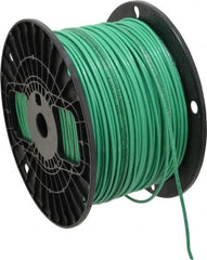 Southwire - THHN/THWN, 14 AWG, 15 Amp, 500' Long, Stranded Core, 19 Strand Building Wire - Green, Thermoplastic Insulation - Americas Industrial Supply