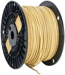 Southwire - THHN/THWN, 14 AWG, 15 Amp, 500' Long, Stranded Core, 19 Strand Building Wire - Yellow, Thermoplastic Insulation - Americas Industrial Supply