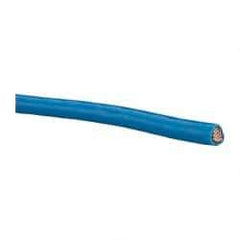 Southwire - THHN/THWN, 6 AWG, 55 Amp, 500' Long, Stranded Core, 19 Strand Building Wire - Blue, Thermoplastic Insulation - Americas Industrial Supply