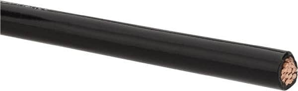 Southwire - THHN/THWN, 2 AWG, 95 Amp, 500' Long, Stranded Core, 19 Strand Building Wire - Black, Thermoplastic Insulation - Americas Industrial Supply