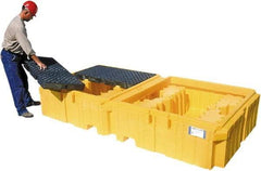 UltraTech - 535 Gallon Sump IBC Pallet - 125 Inch Long x 62 Inch Wide x 22 Inch High, 2 Totes - Americas Industrial Supply