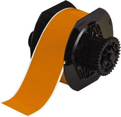 Brady - 2-1/4" Wide x 1,200" Long, Orange Vinyl Tape - For BBP30 Label Printer, BBP33 Label Printer, BBP35 Multicolor Sign & Label Printer, BBP37 Color & Cut Sign & Label Printer, BradyPrinter S3100, BBP31 Sign & Label Printer - Americas Industrial Supply