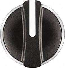 Square D - 22mm Mount Hole, 2 Position, Knob Operated, Selector Switch Only - Black, Maintained (MA), Nonilluminated, Shock and Vibration Resistant - Americas Industrial Supply