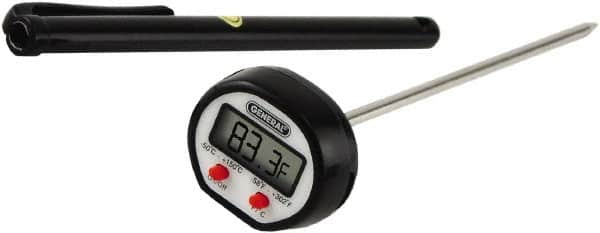 General - -40 to 302°F Digital Thermometer - Digital Display, Battery Power - Americas Industrial Supply