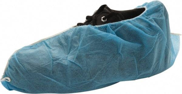 PRO-SAFE - Size L, Polypropylene, Standard Shoe Cover - Blue, Non-Chemical Resistant & Water Resistant - Americas Industrial Supply