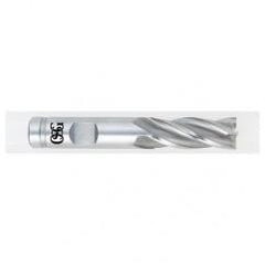 1-1/2 Dia. x 4-1/2 Overall Length 4-Flute Square End HSS-CO SE End Mill-Round Shank-Center Cutting-TiCN - Americas Industrial Supply