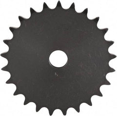 U.S. Tsubaki - 34 Teeth, 1/2" Chain Pitch, Chain Size 40, "A" Plate Roller Chain Sprocket - 19/32" Bore Diam, 5.419" Pitch Diam, 5.7" Outside Diam - Americas Industrial Supply