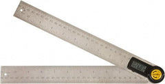 Johnson Level & Tool - 360° Measuring Range, Digital Protractor - 0.10° Resolution, 11 Inch Long Blade, Accuracy Up to 0.30°, CR2032 Lithium Battery Not Included - Americas Industrial Supply