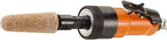 Dotco - 6mm Collet, Straight Handle, Air Straight Die Grinder - 25,000 RPM, Front Exhaust, 38 CFM, 0.9 hp, 90 psi, 6.3mm Inlet - Americas Industrial Supply