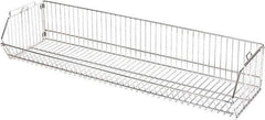 Quantum Storage - 14" Wide, Open Shelving Accessory/Component - Chrome, Chrome Finish, 36" Long, Use with Wire Shelving Units - Americas Industrial Supply