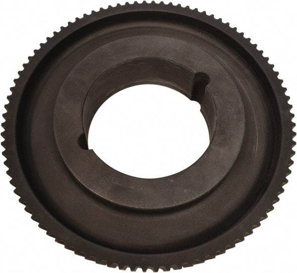 Continental ContiTech - 40 Tooth, 90" Inside x 1.26" Outside Diam, Synchronous Belt Drive Sprocket Timing Belt Pulley - 0.472" Belt Width, 8" Pitch Diam, Cast Iron, 1610TL Bushing - Americas Industrial Supply